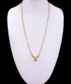 Traditional Ad White Stone Gold Imitation Dollar Chain Shop Online BGDR1075