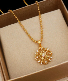 Trendy 1 Gram Gold Dollar Full Gold Beads Chain BGDR1076 Trendy 1 Gram Gold Dollar Full Gold Beads Chain BGDR1076