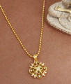 Trendy 1 Gram Gold Dollar Full Gold Beads Chain BGDR1076