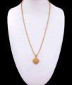 Trendy 1 Gram Gold Dollar Full Gold Beads Chain BGDR1076