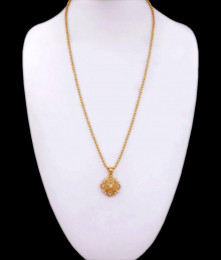 Trendy 1 Gram Gold Dollar Full Gold Beads Chain BGDR1076 Trendy 1 Gram Gold Dollar Full Gold Beads Chain BGDR1076