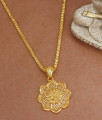 Real Gold Tone Floral Dollar With Heart Chain Shop Online BGDR1079