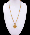 Real Gold Tone Floral Dollar With Heart Chain Shop Online BGDR1079