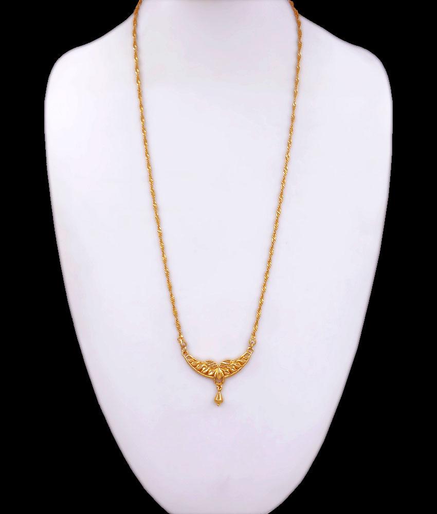 Beautiful One Gram Gold Dollar Chain Womens Fashion Collections BGDR1080