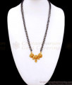 Beautiful 3 Floral Pendant Gold Imitation Mangalsutra Dollar Chain Shop Online BGDR1083