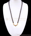Full Black Beaded Double Line Gold Mangalsutra Dollar Chain Shop Online BGDR1088