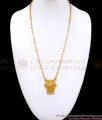 Office and College Wear Plain One Gram Gold Dollar Chain Shop Online BGDR1093