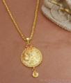 Trendy Self Art Leaf Pattern Gold Dollar Chain Shop Online BGDR1096