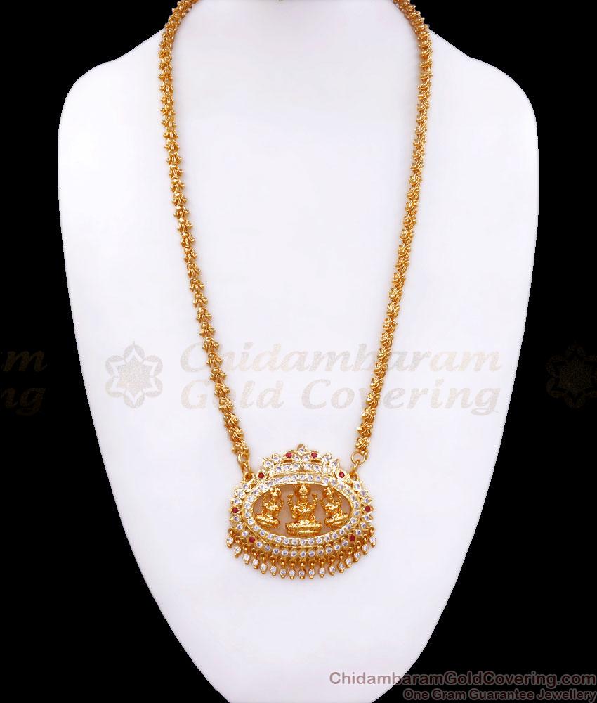 High Quality Impon Lakshmi Dollar Chain Multi Stone Collections BGDR1115