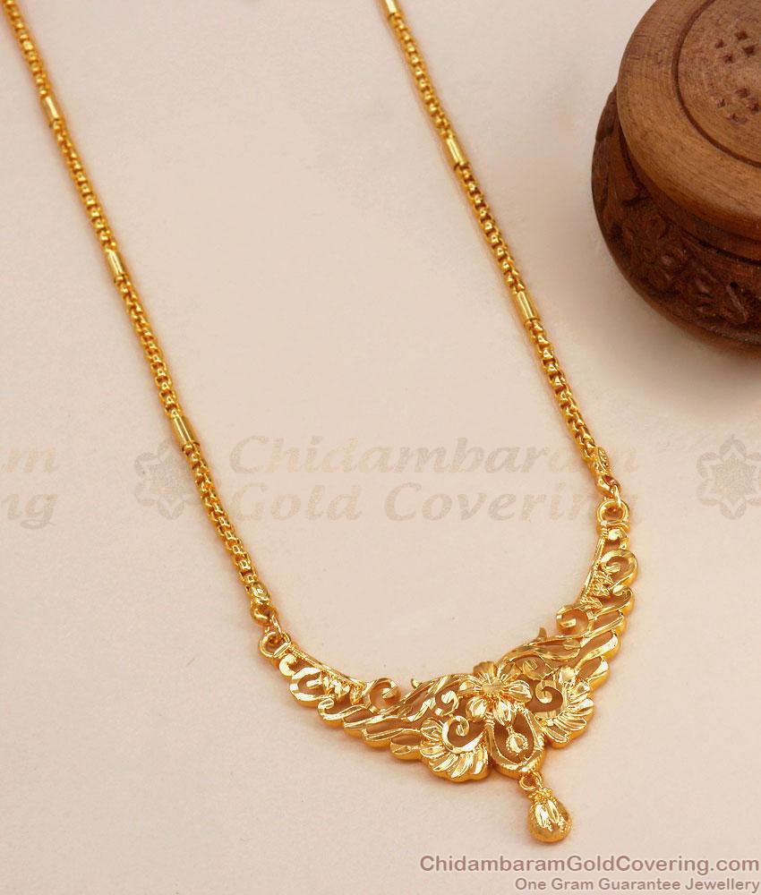 Grand Look Gold Kolkata Dollar Chain At Affordable Price BGDR1118