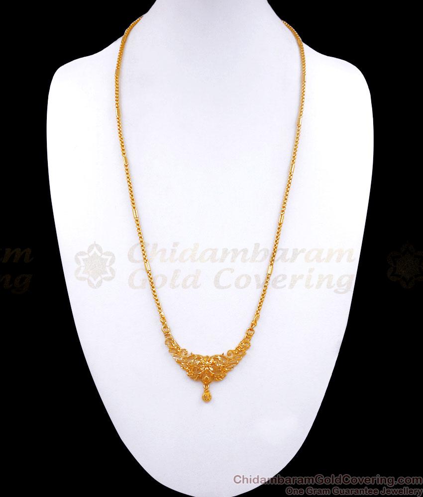 Grand Look Gold Kolkata Dollar Chain At Affordable Price BGDR1118