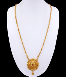 30 inches Long Gold Imitation Dollar With Chains Heart Designs BGDR1131-LG 30 inches Long Gold Imitation Dollar With Chains Heart Designs BGDR1131-LG