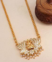 Premium Impon Panchaloha Dollar Gold Plated Chain Colletcions BGDR1134-Lg Premium Impon Panchaloha Dollar Gold Plated Chain Colletcions BGDR1134-Lg