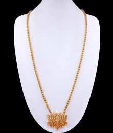 30 Inch Long Impon Lotus Dollar Chain Regular Wear Collections BGDR1136-Lg 30 Inch Long Impon Lotus Dollar Chain Regular Wear Collections BGDR1136-Lg
