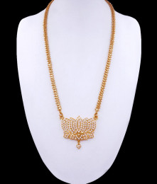 Pure Lotus Impon Dollar Chain Full White Stone Designs BGDR1138 Pure Lotus Impon Dollar Chain Full White Stone Designs BGDR1138