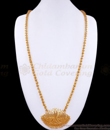 30 Inch Long 1 Gram Gold Dollar Chain For Women BGDR1149-LG 30 Inch Long 1 Gram Gold Dollar Chain For Women BGDR1149-LG