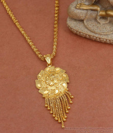 Attractive Flower Dollar With Long Gold Chain BGDR1172 Attractive Flower Dollar With Long Gold Chain BGDR1172