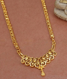 Grand Look Plain Gold Dollar Chain Womens Fashion Jewelry BGDR1180 Grand Look Plain Gold Dollar Chain Womens Fashion Jewelry BGDR1180