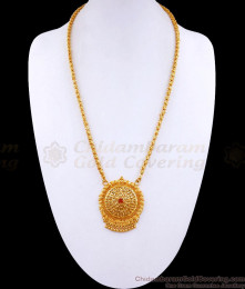 Single Ruby Stone Gold Plated Dollar Chain Women Fashion Jewelry BGDR1199 Single Ruby Stone Gold Plated Dollar Chain Women Fashion Jewelry BGDR1199