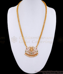 New Model Impon Gajalakshmi Pendant With Gold Chain Online BGDR1206 New Model Impon Gajalakshmi Pendant With Gold Chain Online BGDR1206