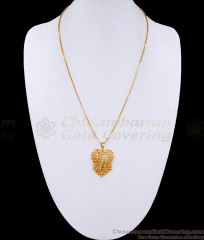 Real Gold Design Heart Shaped Dollar Chain With White Stone BGDR1225 Real Gold Design Heart Shaped Dollar Chain With White Stone BGDR1225