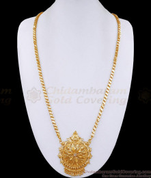 30 Inch Long Latest Gold Design White Stone Dollar Chain Floral Design For Women BGDR1250-Lg 30 Inch Long Latest Gold Design White Stone Dollar Chain Floral Design For Women BGDR1250-Lg