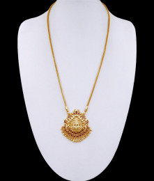 Stylish Ruby Kemp Stone Lakshmi Dollar Gold Chain With Price BGDR1259 Stylish Ruby Kemp Stone Lakshmi Dollar Gold Chain With Price BGDR1259