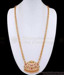 30 Inch Long High Quality Impon Panchaloha Gajalakshmi Dollar Chain Online BGDR1275-Lg 30 Inch Long High Quality Impon Panchaloha Gajalakshmi Dollar Chain Online BGDR1275-Lg