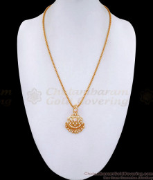 Latest Impon Small Pendant With Thin Gold Chain For Daily Use BGDR1279 Latest Impon Small Pendant With Thin Gold Chain For Daily Use BGDR1279