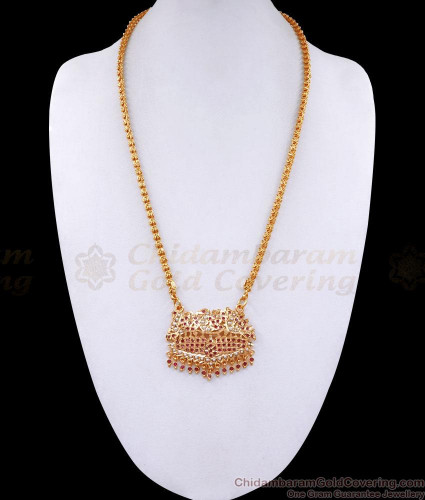 Dollar Triple Gold Necklace Premium Triple Swan Impon Ruby