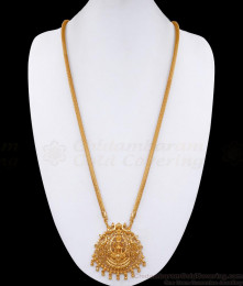 30 Inch Long Latest One Gram Gold Light Weight Lakshmi Dollar Chain Without Stone BGDR1312-Lg 30 Inch Long Latest One Gram Gold Light Weight Lakshmi Dollar Chain Without Stone BGDR1312-Lg
