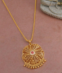 30 Inch Long 22Kt Gold Plated Long Dollar Chain For Daily Wear BGDR1332-Lg 30 Inch Long 22Kt Gold Plated Long Dollar Chain For Daily Wear BGDR1332-Lg