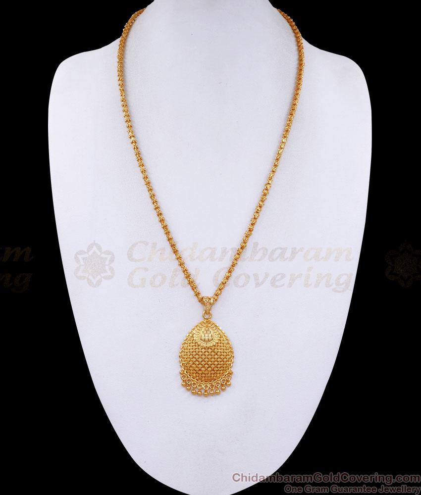 Latest Flower Design Gold Plated Dollar With Jasmine Chain BGDR1336