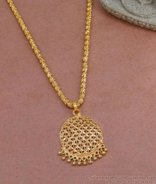 New Model Gold Tone Medium Size Dollar Chain Without Stone BGDR1337 New Model Gold Tone Medium Size Dollar Chain Without Stone BGDR1337