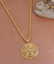 Regular Use Gold Imitation Flower Dollar Chain Shop Online BGDR1381