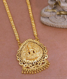 Traditional Lakshmi Dollar Gold Imitation Chain For Bridal Jewelry BGDR1402