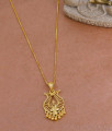 Buy Pure Gold Tone Small Floral Dollar Chain Daily Wear Design BGDR1405 Buy Pure Gold Tone Small Floral Dollar Chain Daily Wear Design BGDR1405