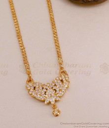 New Model Impon Dollar Full White Stone Design With S Cut Chain BGDR1406