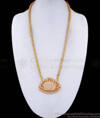 Original Impon Panchaloha Lotus Dollar With Gold Chain BGDR1415 Original Impon Panchaloha Lotus Dollar With Gold Chain BGDR1415