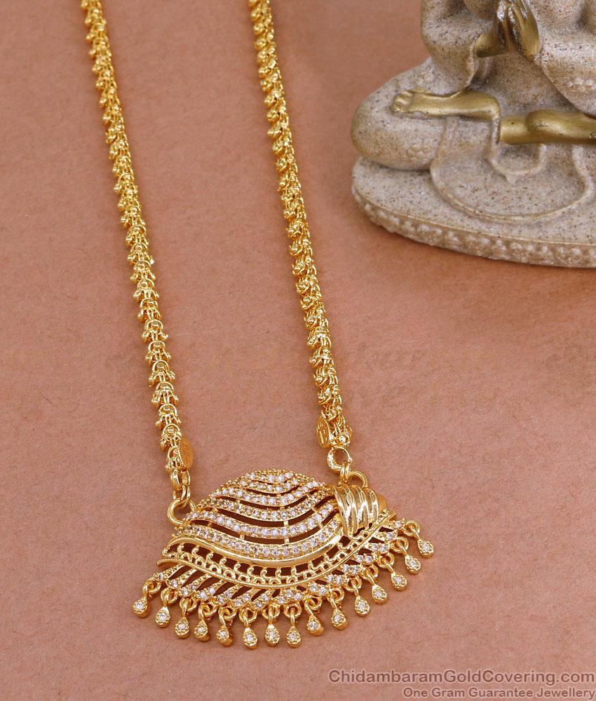 Buy Full White Stone Gold Imitation Sangu Dollar Chain Online BGDR1421 Buy Full White Stone Gold Imitation Sangu Dollar Chain Online BGDR1421