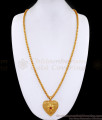 30 Inch Long Attractive Gold Plated Heart Shaped Pendant Chain Ruby Stone BGDR1447-Lg 30 Inch Long Attractive Gold Plated Heart Shaped Pendant Chain Ruby Stone BGDR1447-Lg