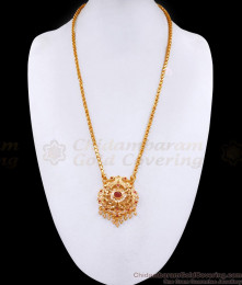 Original Impon Panchaloha Dual Peacock Dollar Gold Chain Online BGDR1452