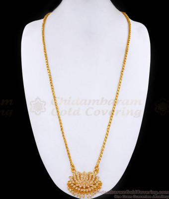 30 Inch Long 5 Metal Lotus Dollar Gold Plated Wheat Chain Shop Online BGDR1465-Lg