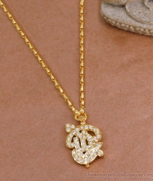 Original Five Metal Impon Om Vel Dollar With Gold Plated Wheat Chain BGDR1470