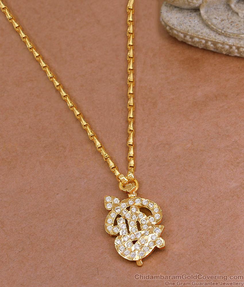 Original Five Metal Impon Om Vel Dollar With Gold Plated Wheat Chain BGDR1470