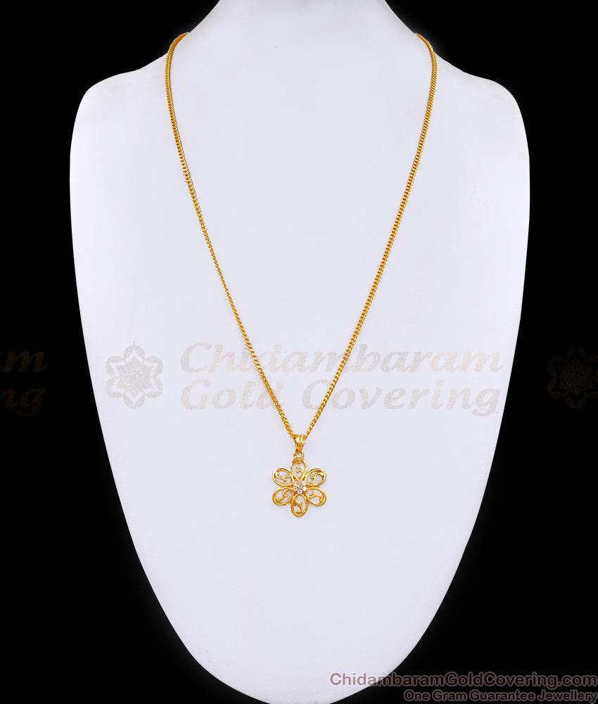 Light Weight Gold Plated Long Pendant Chain Design Shop Online BGDR1480 Light Weight Gold Plated Long Pendant Chain Design Shop Online BGDR1480