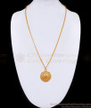 Single Amethyst Stone Gold Imitation Round Dollar Chain For Women BGDR1485 Single Amethyst Stone Gold Imitation Round Dollar Chain For Women BGDR1485