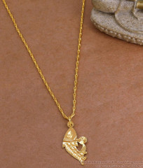 Regular Use Micro Gold Plated Fish Pendant Chain Without Stone BGDR1494 Regular Use Micro Gold Plated Fish Pendant Chain Without Stone BGDR1494