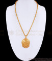 Buy Gold Plated Round Dollar With Jasmine Chain For Women Fashion BGDR1504