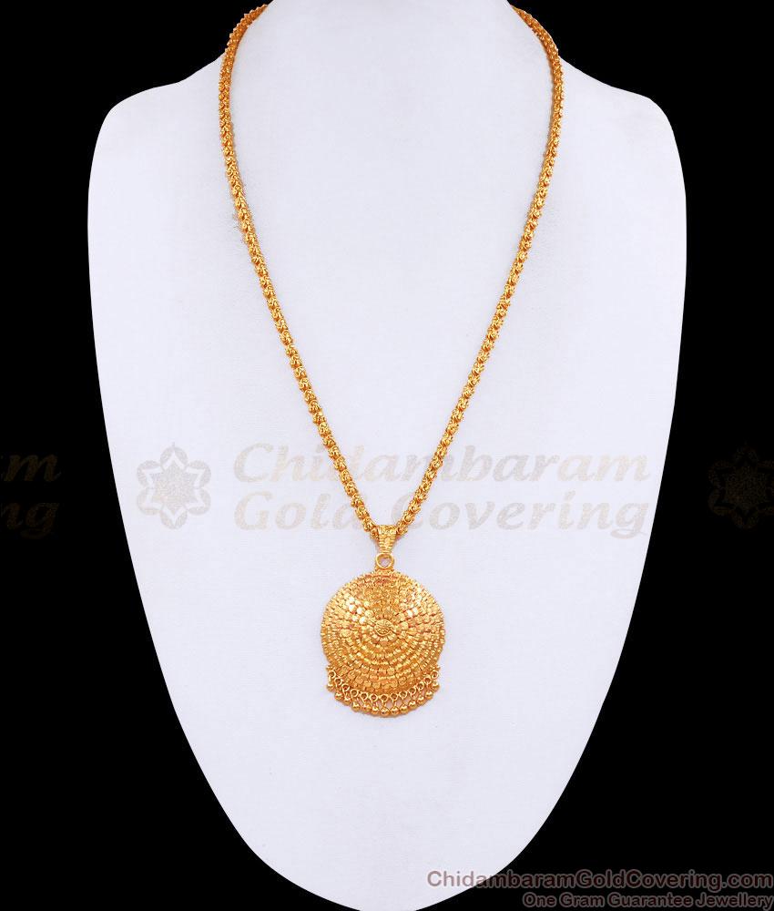 Buy Gold Plated Round Dollar With Jasmine Chain For Women Fashion BGDR1504